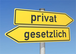 Private oder gestzliche Krankenversicherung